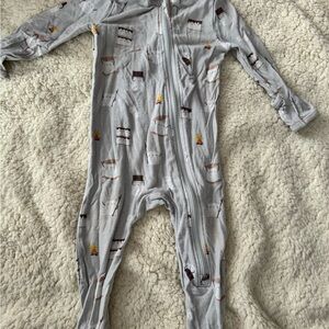 Cozy Gray Kids One Piece Pajama